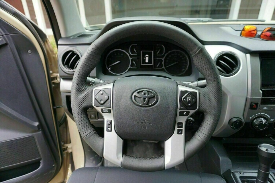 MATT BLACK Toyota Steering Wheel Emblem Overlay Tundra 4Runner