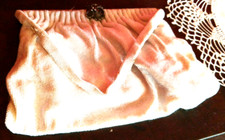 VTG Evening Bag Purse MCM Bridal White Wedding Handbag France Handmade Beaded