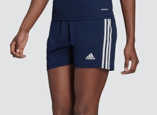 Adidas Women's Squadra 21 Navy Blue Athletic Training Soccer Shorts XL