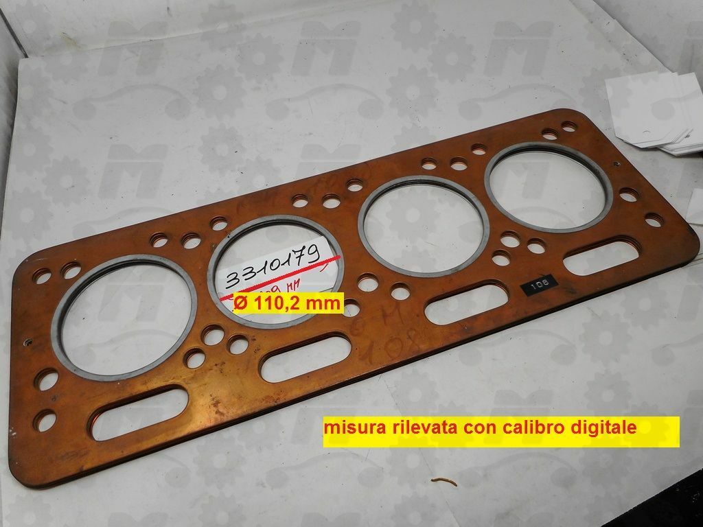 GUARNIZIONE TENUTA SCAMBIATORE CALORE E TUBAZIONE FIAT BRAVO ORIGINALE 14464586 - Foto 6