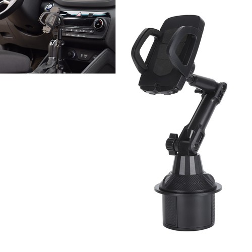 Car Cup Holder Phone Mount ABS 360° Rotation Universal Cup Holder Cell Phone Hot - Photo 4 sur 12