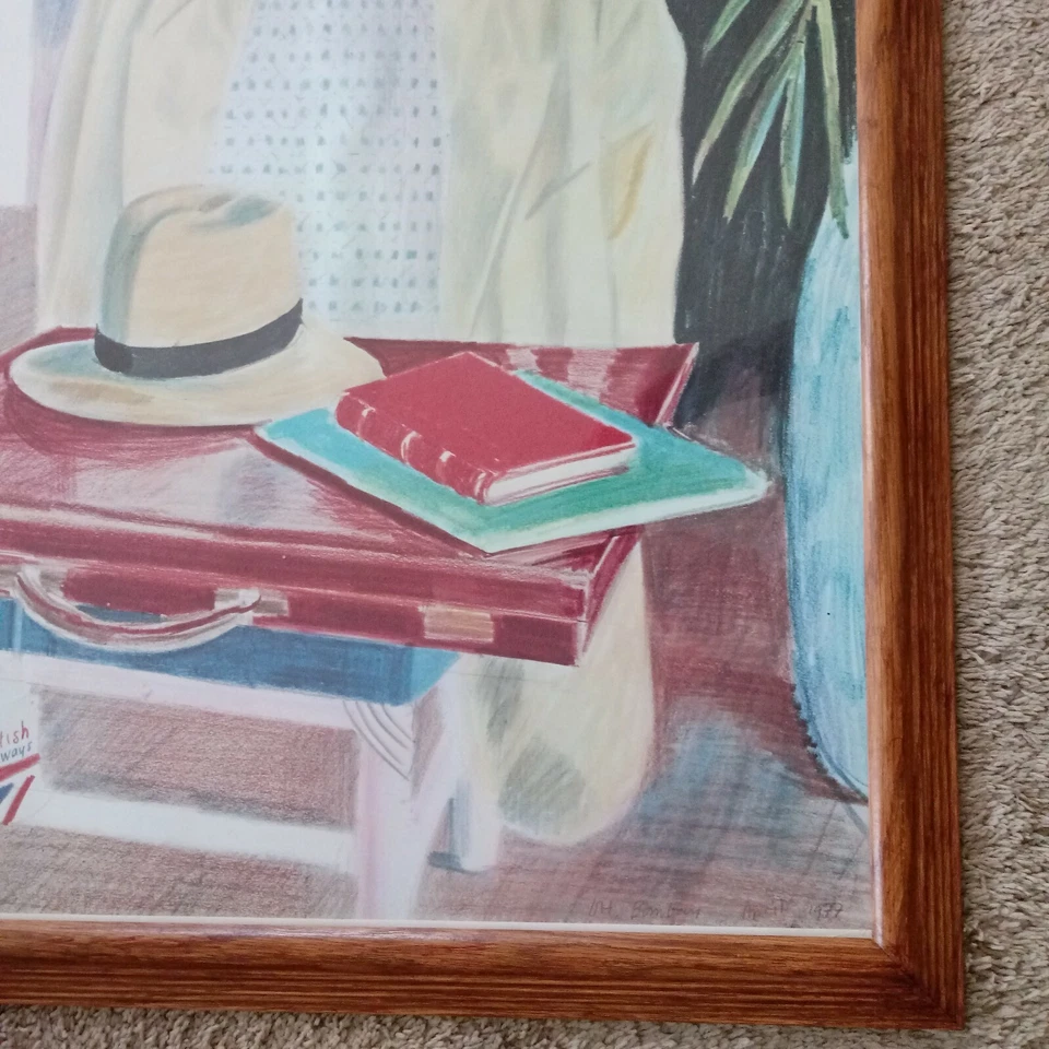 1980 DAVID HOCKNEY PosterART"TAJ HOTEL ROOM BOMBAY"GREY GALLERY,NY UNIVERSITY,NY - Image 4 of 4
