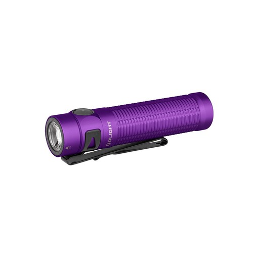Olight Baton 3 Pro Purple Rechargeable Flashlight, 1500 Lumens, Neutral White
