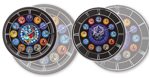 Kingdom Hearts Pattern Ver 2 Clock for Sale by MeMinch