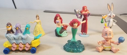 VINTAGE LOT OF 7 DISNEY FIGURINES APPLAUSE 84B