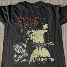 Alice In Chains Dirt Album Tour Cotton T Shirt S-5XL Short Sleeve Men