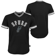 Outerstuff NBA Youth Boys (8-20) San Antonio Spurs Short Sleeve Mesh Fashion Top