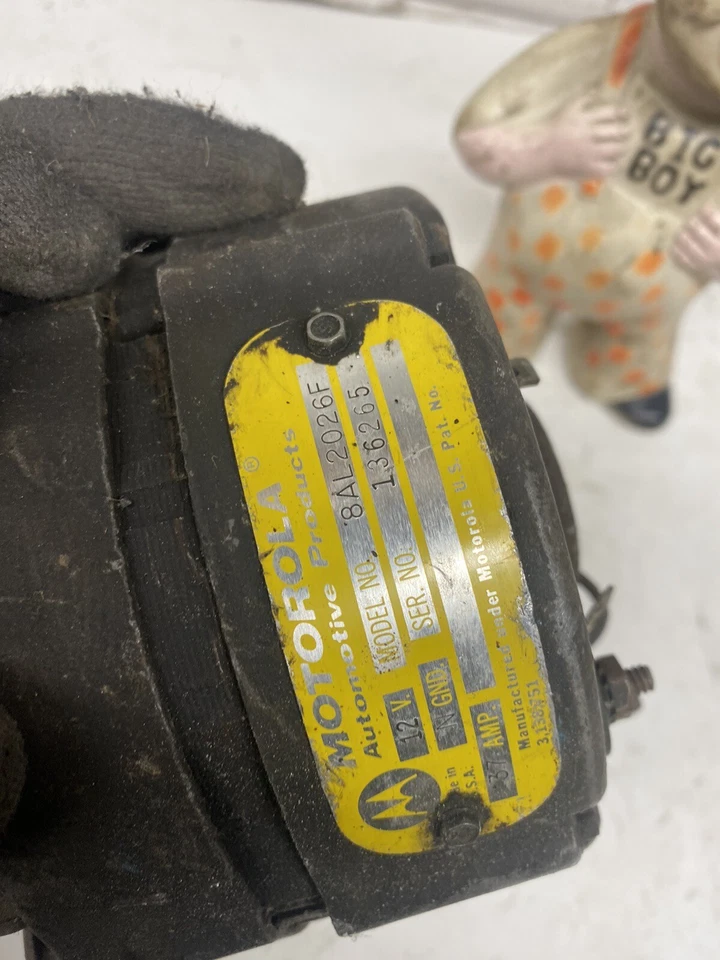 Alternador Motorola 8AL2026f USADO AMC American Motors AMX Javelin Gremlin Matado Foto 4 de 4