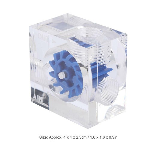 Water Cooling Flowing Indicator Acrylic G1/4 Thread Computer Accessories LSJ-PM3 - Afbeelding 10 van 10