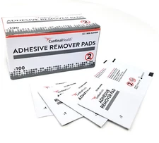 Adhesive Tape Remover Pads - Box of 100 - Sterile First Aid Supplies