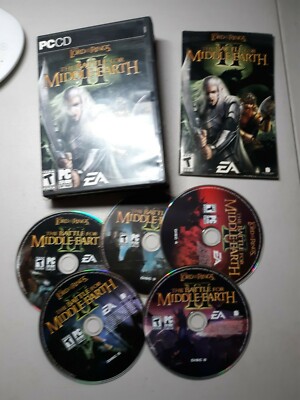 *MISSING DISC 1* PC The Lord of the Rings Battle for Middle Earth 2 Free Ship.