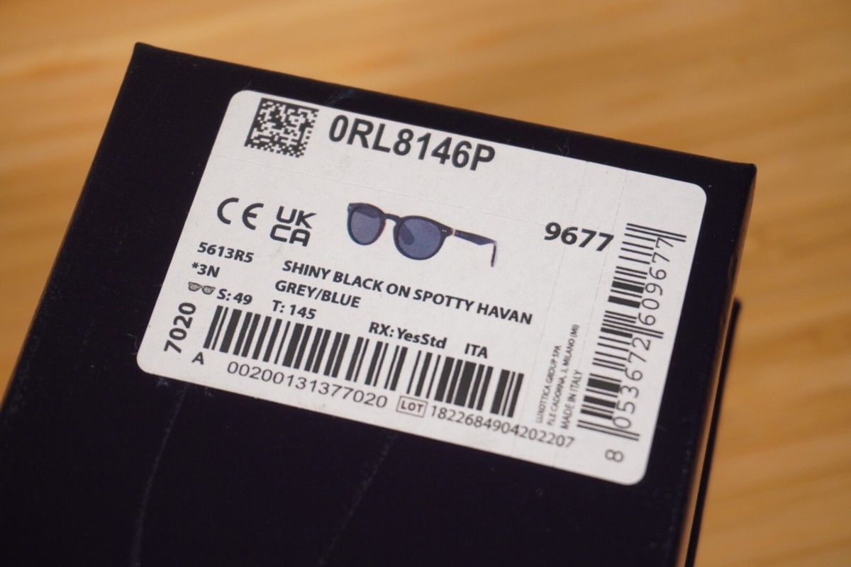 Ralph Lauren Purple Label Gray Black Sunglasses Women Brand New With Tags Ralph Lauren RL8220 THE JULIETTE S (54 - 17) with Grey  main image 4