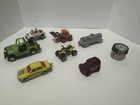 Vintage Mixed Lot Diecast Plastic Toy Cars Trucks pickup Train sports