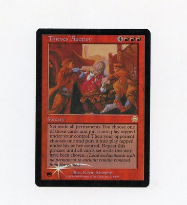 Thieves' Auction Mercadian Masques FOIL LP Magic the Gathering MtG