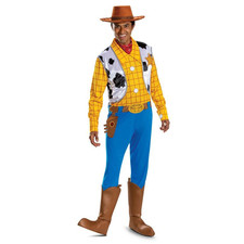 Deluxe Disney Pixar Toy Story Woody Jumpsuit Costume - Morris Costumes