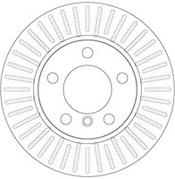 2Er Set Bremsscheiben TRW Automotive DF6255 BMW 34 11 6 764 629 34 11 6 792 215