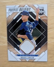 2020 Panini Elite ExtraEdition Prospect Materials BRADY SINGER Cincinnati Reds