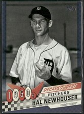 2020 Topps Update Decades' Best Blue Hal Newhouser #DB-10 Detroit Tigers