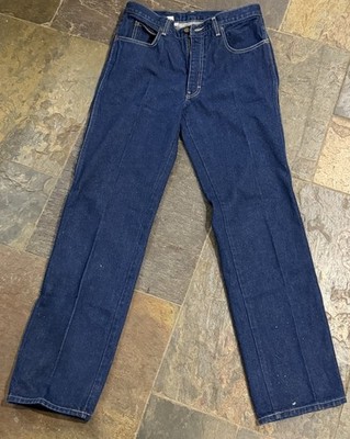 Vtg Calvin Klein Jeans Mens 33 Blue Indigo Straight Cotton Made in USA 1970 80