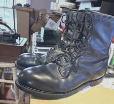 Vintage Military Combat Boots Cove Shoe Company Size 10W Biltrite soles