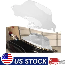 8" Clear Wave Windscreen Windshield For Harley Touring Electra Glide 1996-2013