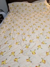 Pokemon pikachu yellow kids bedding comforter twin
