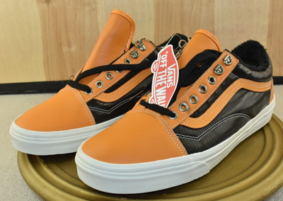Vans Old Skool MTE Men Shoes Size 10 All Weather Black Apricot Faux Fur New
