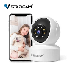 Vstarcam 360° Indoor WiFi Security Camera Color Night Vision Motion & Audio