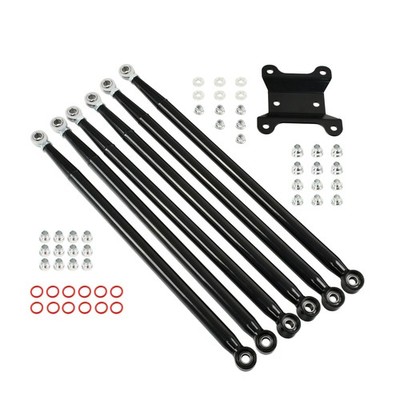 6PCS Black 72'' Radius Rods Bars Kit for 2017-2021 Can-Am Maverick X3 X RC Turbo