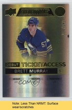 2021 Credentials Debut Ticket Access Yellow 115/249 Brett Murray #84 READ 0u2j
