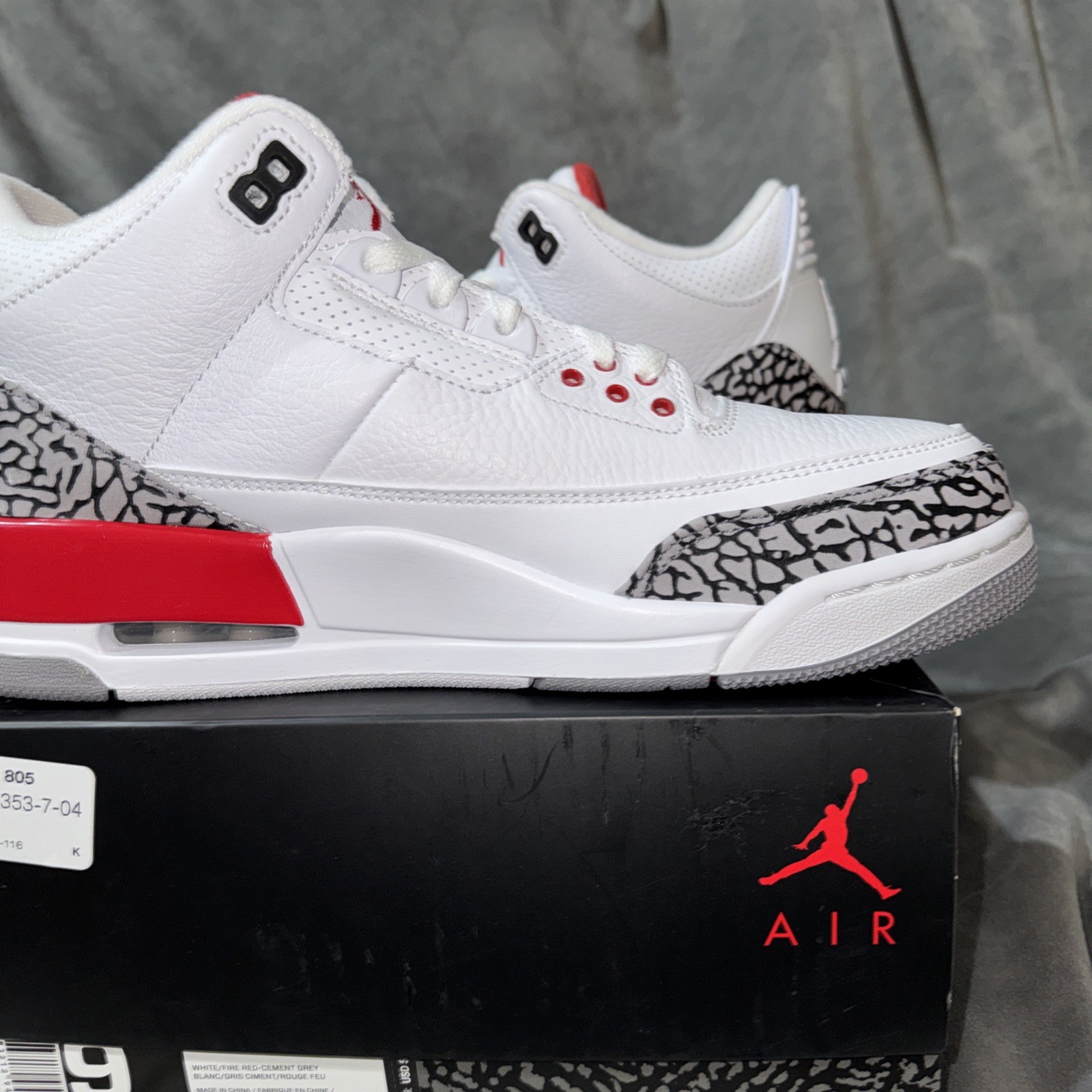 Nike Air Jordan 3 Size 9 Hall of Fame Edition 136064-116 Brand New thumbnail 6