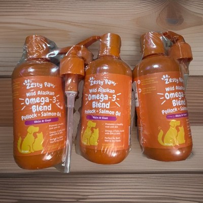 Wild Alaskan Omega-3 Blend Pollock + Salmon Oil for Dogs and Cats 25.5 Total oz