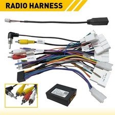 Car Stereo Radio Power Harness Cable Adapter Wire For Toyota With JBL AMP 16PIN