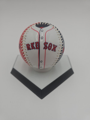 New Boston Red Sox Rawlings Multi Color Logo Baseball Nice ! Man Cave Nice