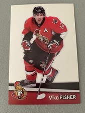 2010-11  Ottawa Senators NHL Hockey Team Issued Postcard - Mike Fisher
