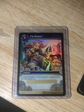 Owned Card / J'te Poutre Carte World Of Warcraft Tcg Fr UNSCRATCHED/UNUSED