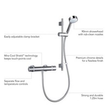 MIRA Showers Mira Relate EV Mixer Shower - Chrome