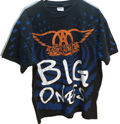 Aerosmith Big Ones 1994 Concert Vintage Anvil Single Stitch All Over T-Shirt XL