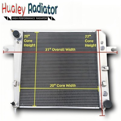 2 Row Aluminum Radiator For Jeep Liberty 3.7L V6 Gas 2002 2003 2004 2005 2006
