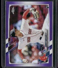 2021 Topps Chrome Update Series Garrett Whitlock #USC5 Purple Refractor