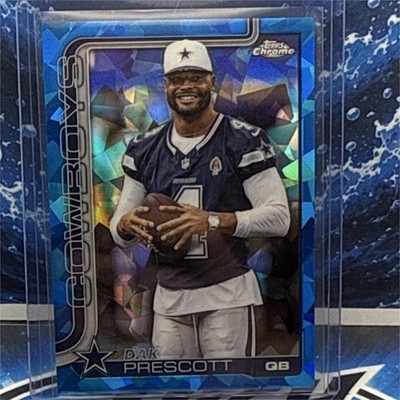 Topps 2025 Chrome Sapphire IV Dak Prescott #79 Dallas Cowboys SLAB IT   