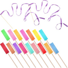 Civaner 30 Pcs 6.6 Ft Ribbon Dancing Wands Streamers Dance Ribbon Party Favors R