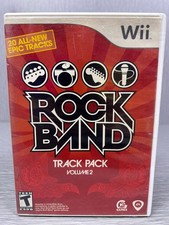 Rock Band Track Pack Vol. 2 (Nintendo Wii) Complete with Manual