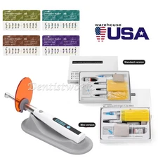 Dental Orthodontic Light Cure Resin Bonding Adhesive Kit /Curing Light /Brackets