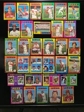 CINCINNATI REDS 1975 Topps Team Set! (32 Cards)Fred Lynn,Rose(Nice),Bench,3 MVP+