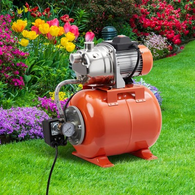 #ad Shallow Well Pump with Pressure Tank 1.6 HP Maximum Head 150FT 115V Home Farm $146.99