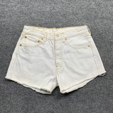 Vintage Levis 501 Denim Cut Off Shorts Size 31