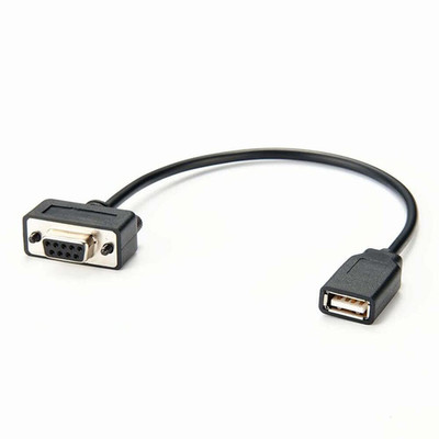DB9 Female to USB2.0 Female Power Cable 0.2M, Used in Computer and Industrial