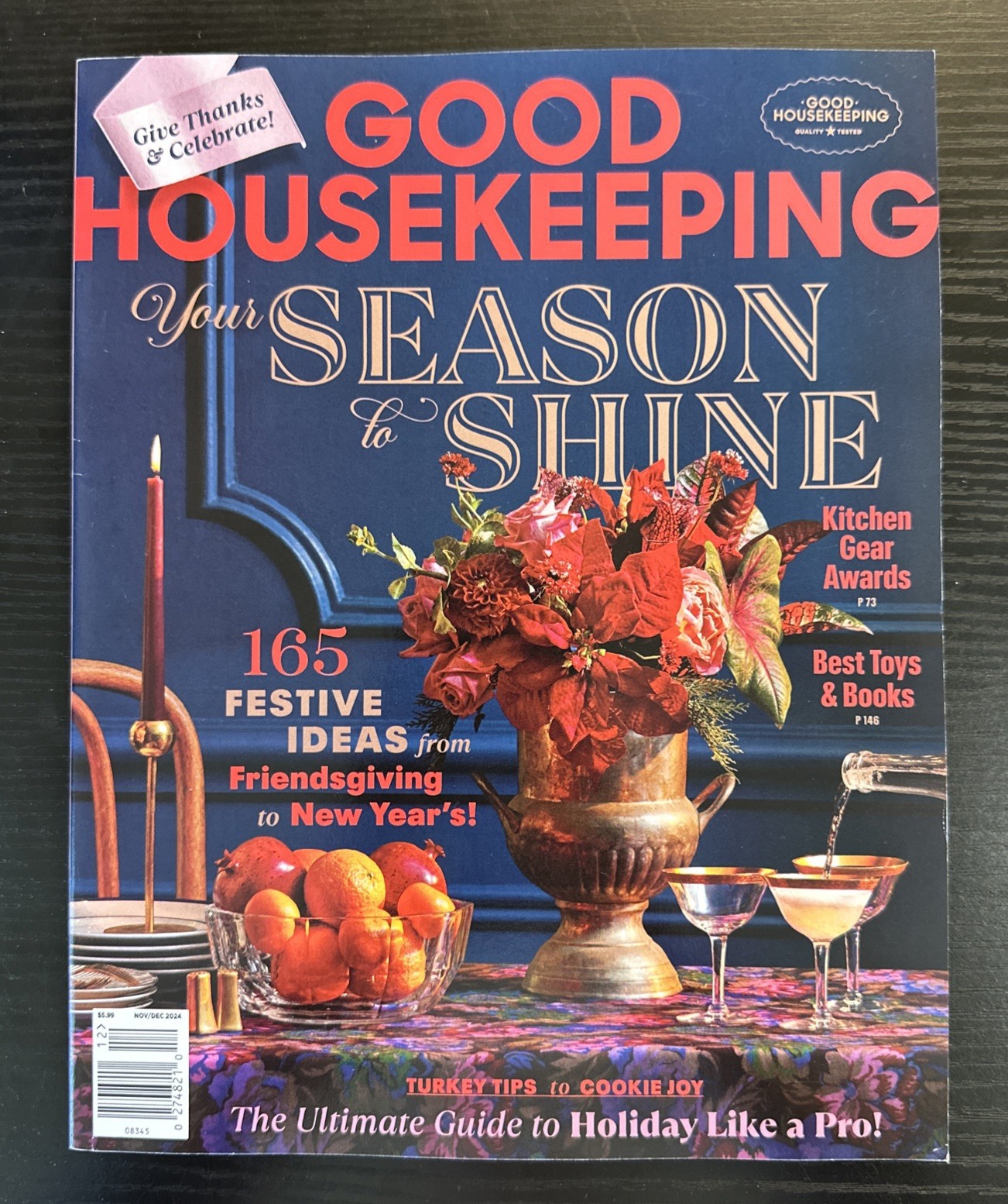Good Housekeeping Magazine Nov Dec 2024 Your Season to Shine Holiday Pro Guide
