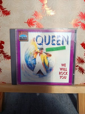 CD QUEEN On Stage WE WILL ROCK YOU Live Recording Freddie Mercury Brian May wow